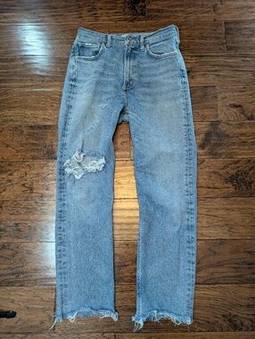Citizens Of Humanity Daphne Crop Women's Distressed Jeans Size 26
